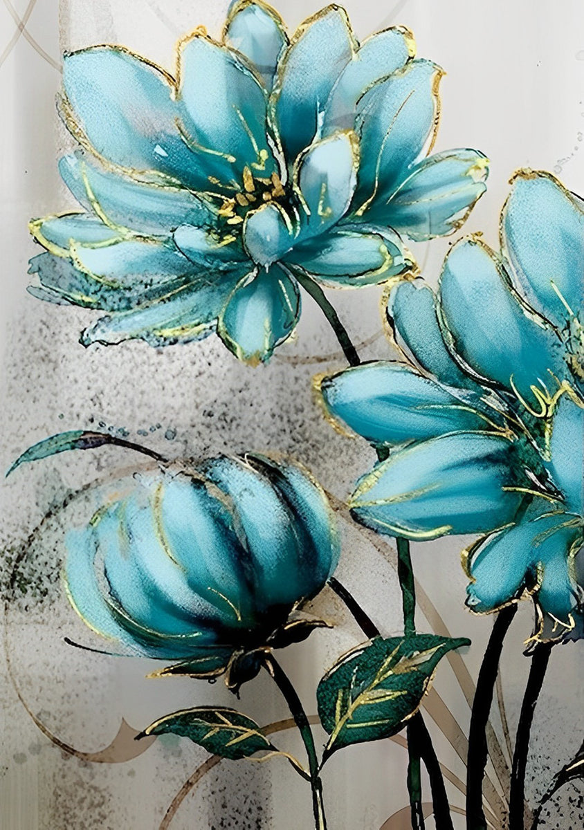 YEESAM ART DIY Ölgemälde Malen Nach Zahlen Erwachsene Kinder, Fuchs Mädchen, Rosen Blume, Abstrakt Zahlenmalerei Ab 5 Öl Wandkunst (Mädchen, Mit Rahmen