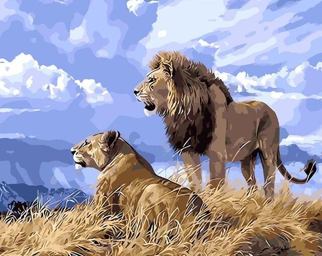 animal-lion-paint-by-numbers-canvas-wall-set-pbnlionw23