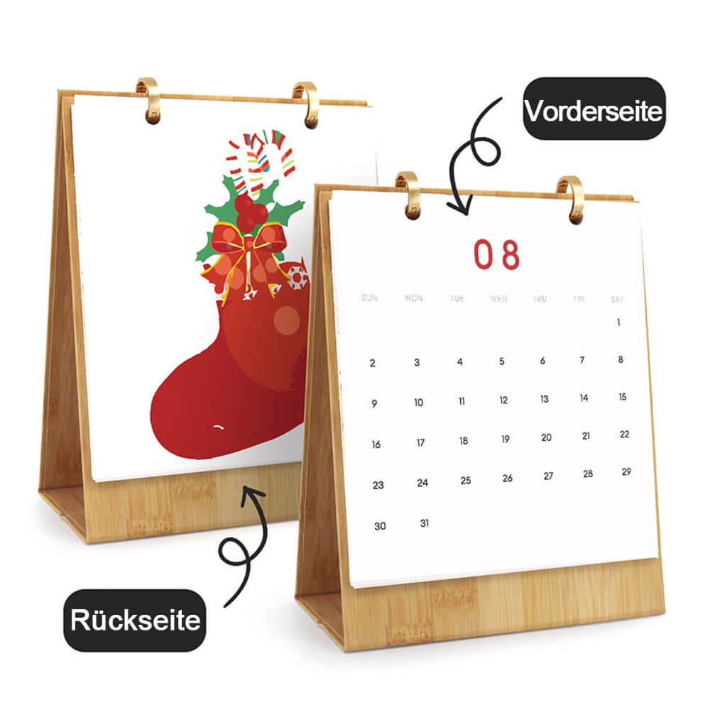 2026 Tischkalender Malen nach Zahlen | Frohe Weihnachten