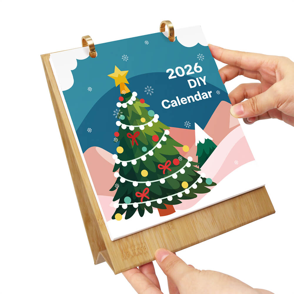 2026 Tischkalender Malen nach Zahlen | Weihnachtsdekorationen