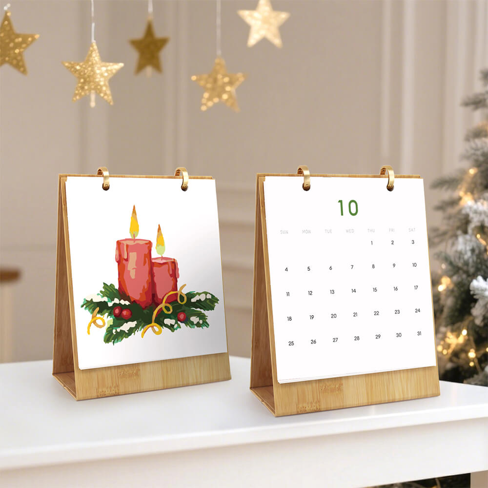 2026 Tischkalender Malen nach Zahlen | Weihnachtsdekorationen