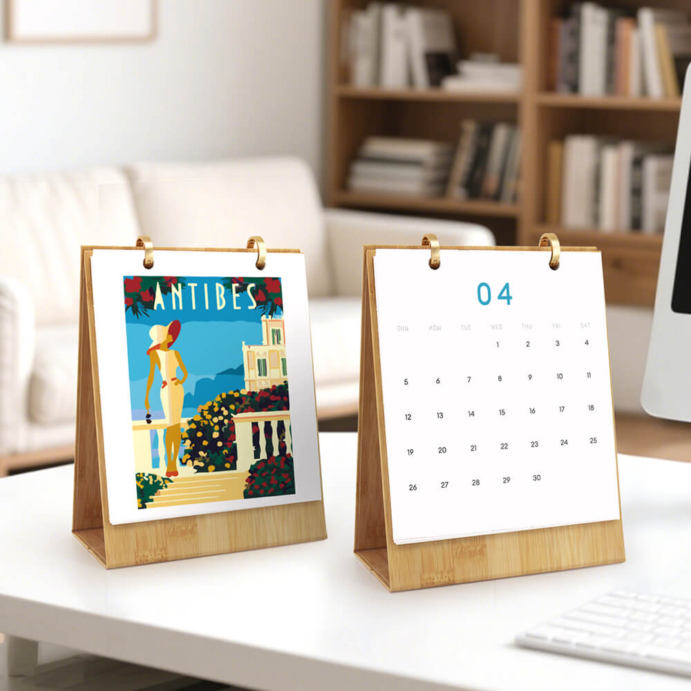 2026 Tischkalender Malen nach Zahlen | Weltreisen