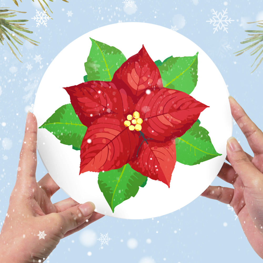 4 Stück Weihnachtsbonbons und Geschenk Tischsets Malen nach Zahlen