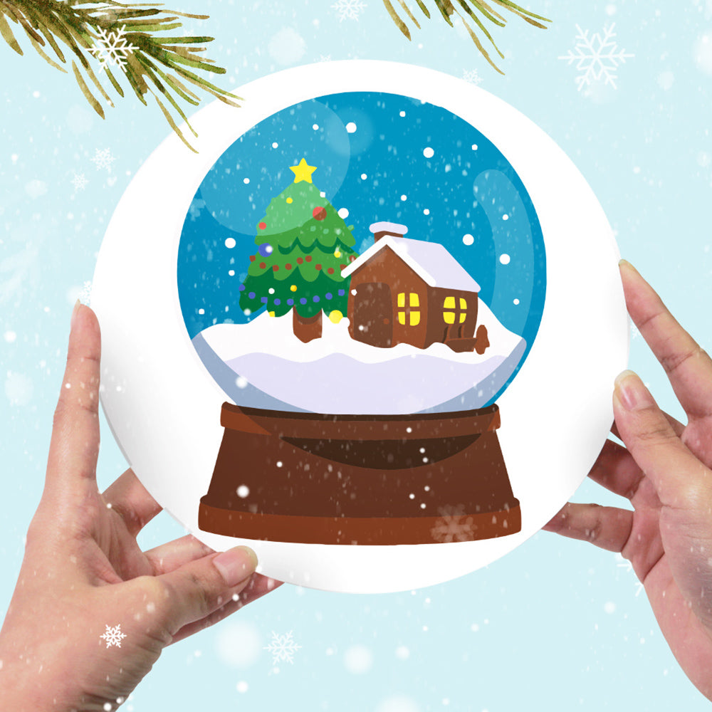 4 Stück Weihnachtsdekorationen Tischsets Malen nach Zahlen