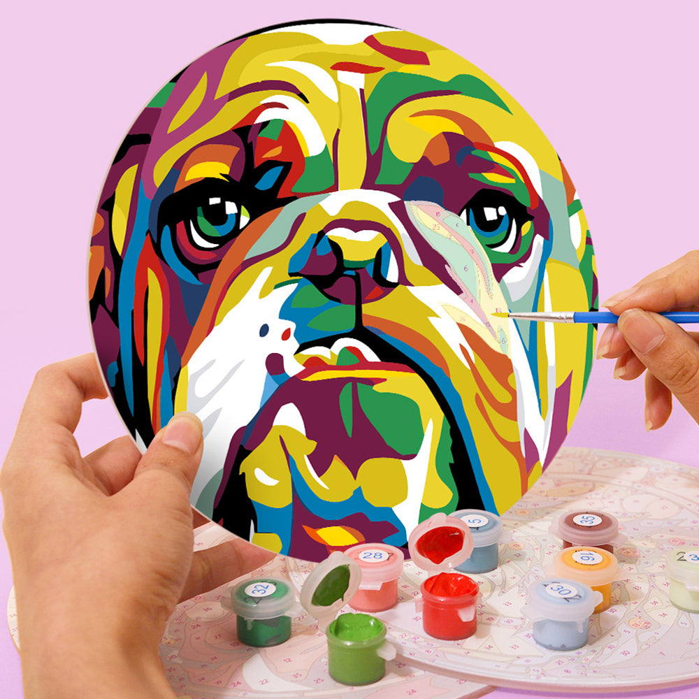 6 Stück Bunte Tiere Tischsets Malen nach Zahlen