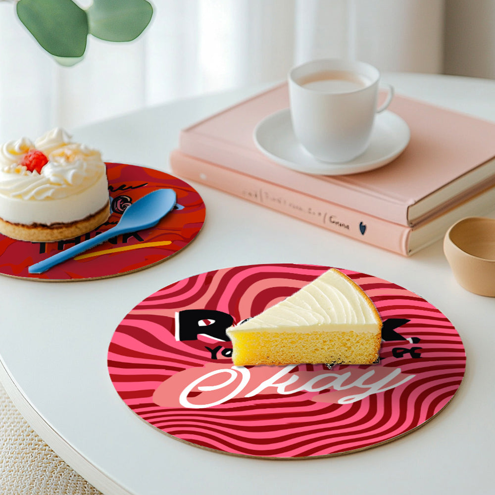 6 Stück Inspirierende Worte Tischsets Malen nach Zahlen