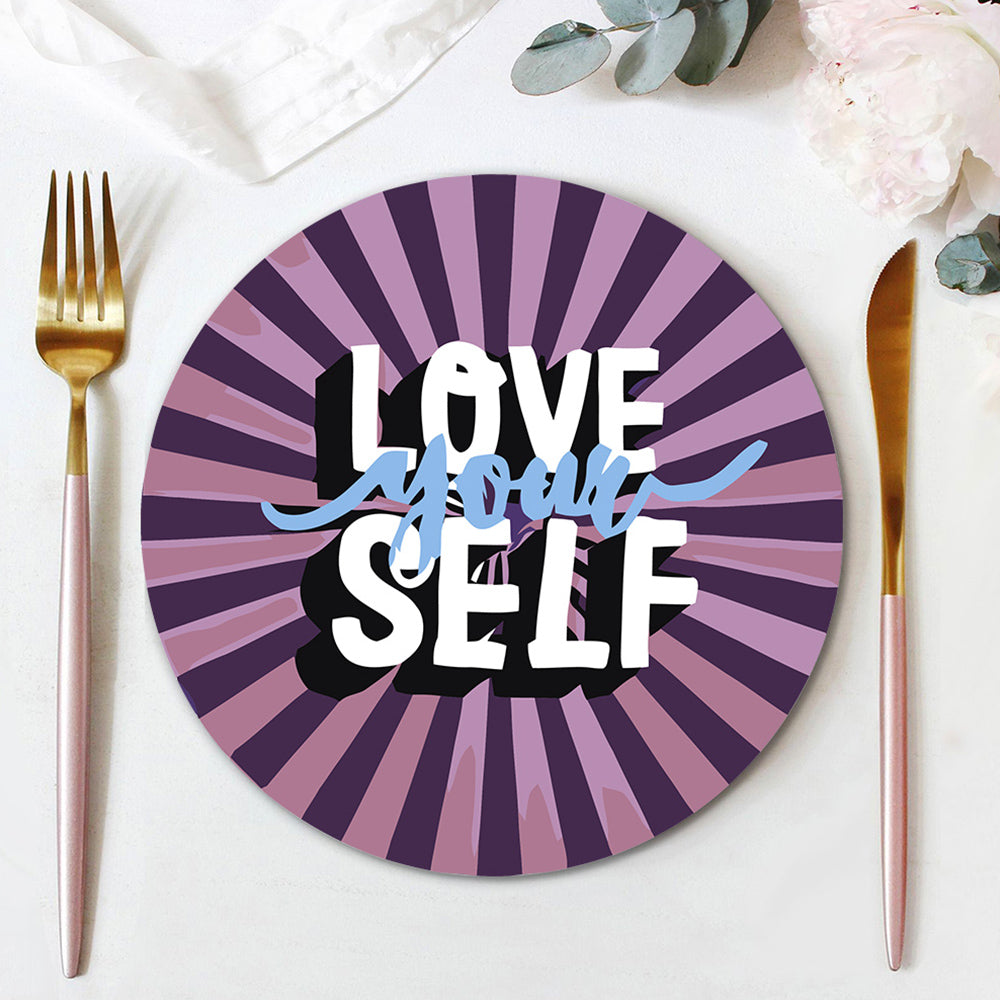 6 Stück Inspirierende Worte Tischsets Malen nach Zahlen
