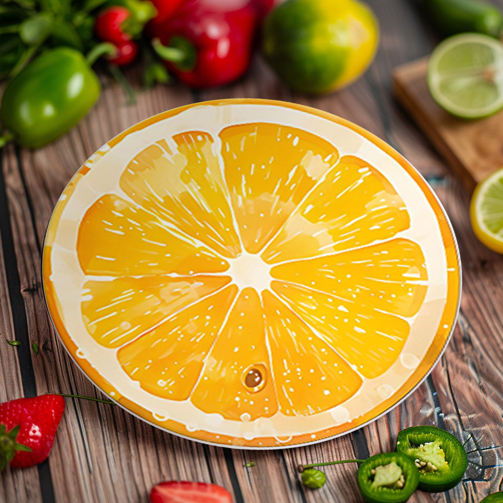 6 Stück Tischsets mit frischem Obst Malen nach Zahlen
