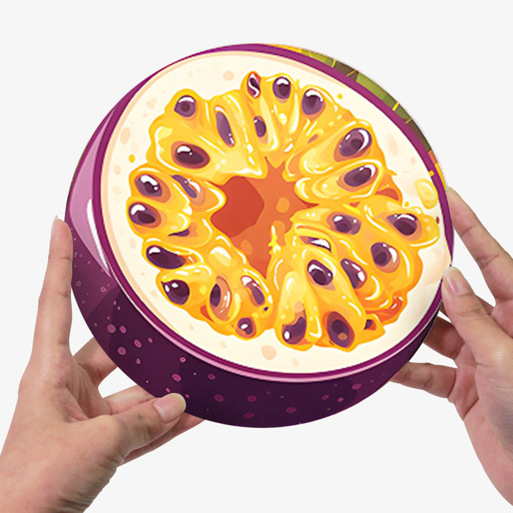 6 Stück Tischsets mit frischem Obst Malen nach Zahlen