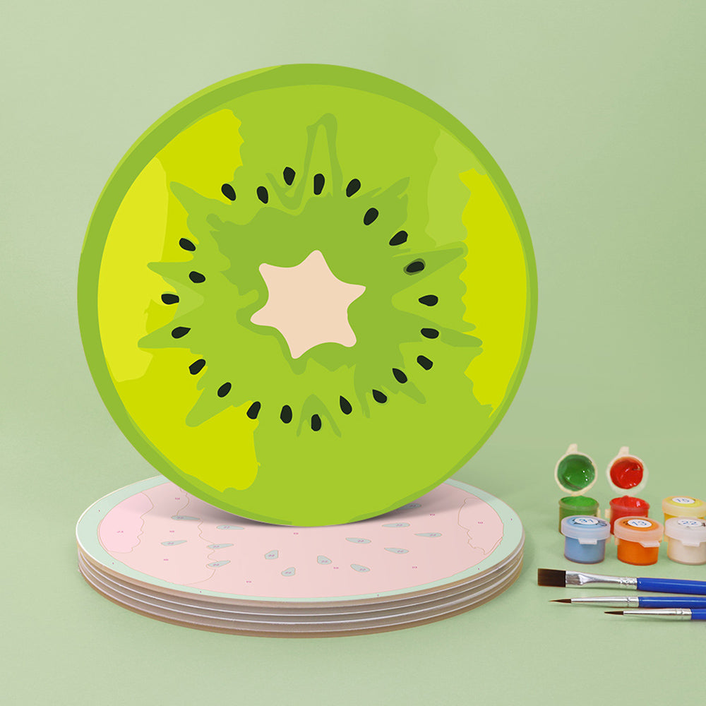 6 Stück Verschiedene Obst Tischsets Malen nach Zahlen