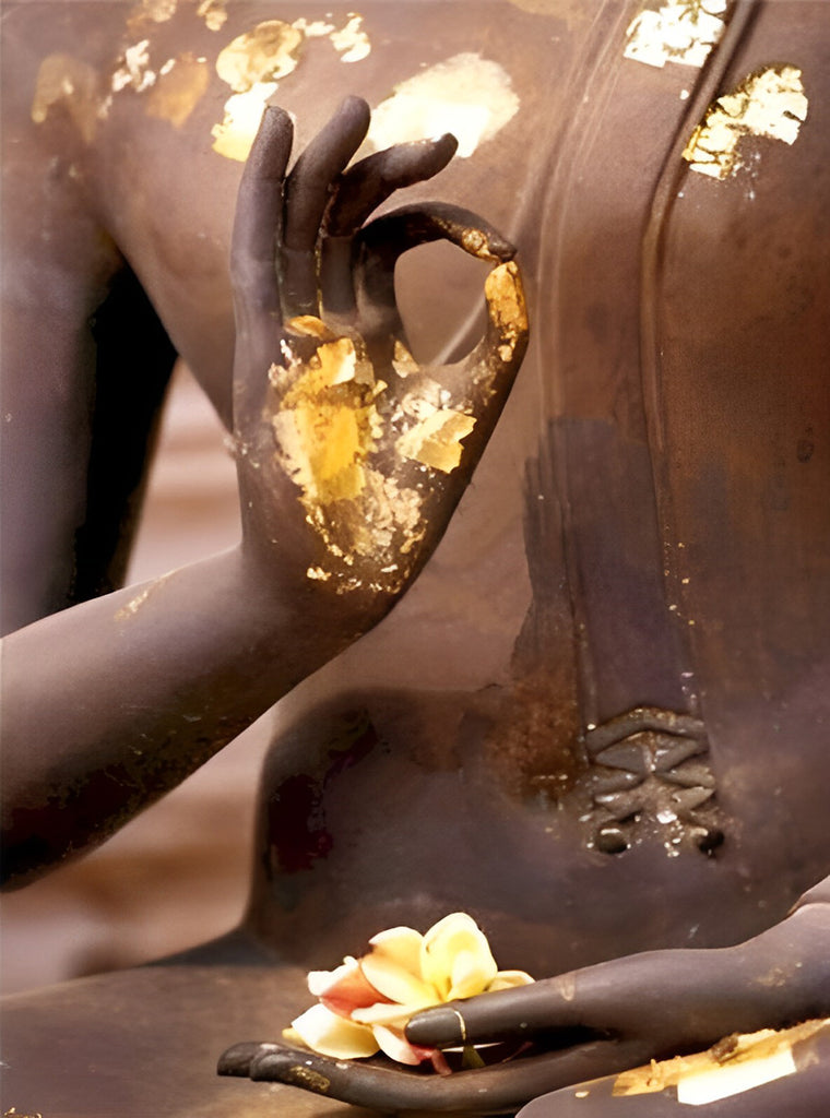 Antike Buddha-Statue Malen nach Zahlen