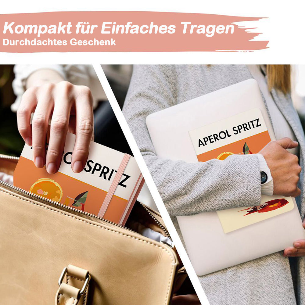Aperol Spritz Notizbuch Malen nach Zahlen