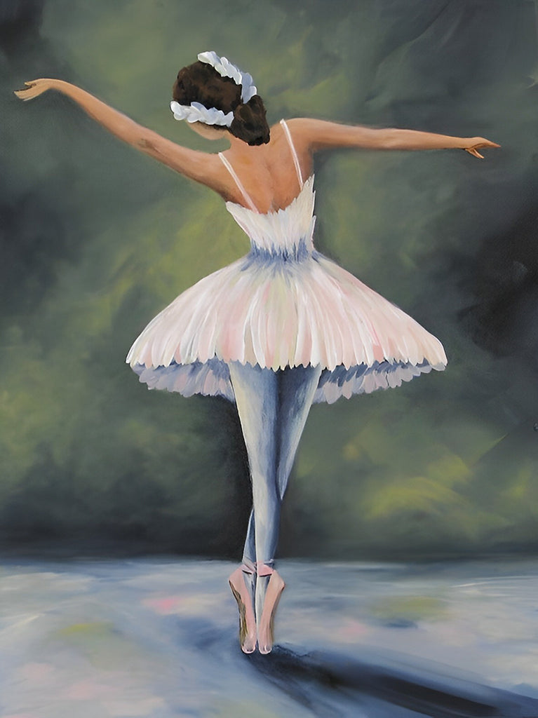 Ballerina Malen nach Zahlen