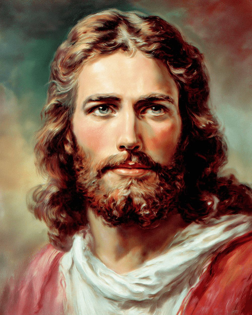 Barmherziger Jesus Malen nach Zahlen