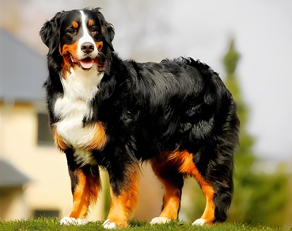 Berner Sennenhund Malen nach Zahlen