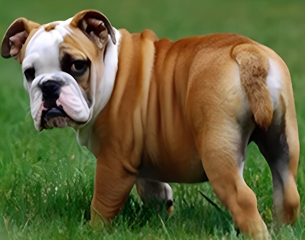 Bulldogge Malen nach Zahlen