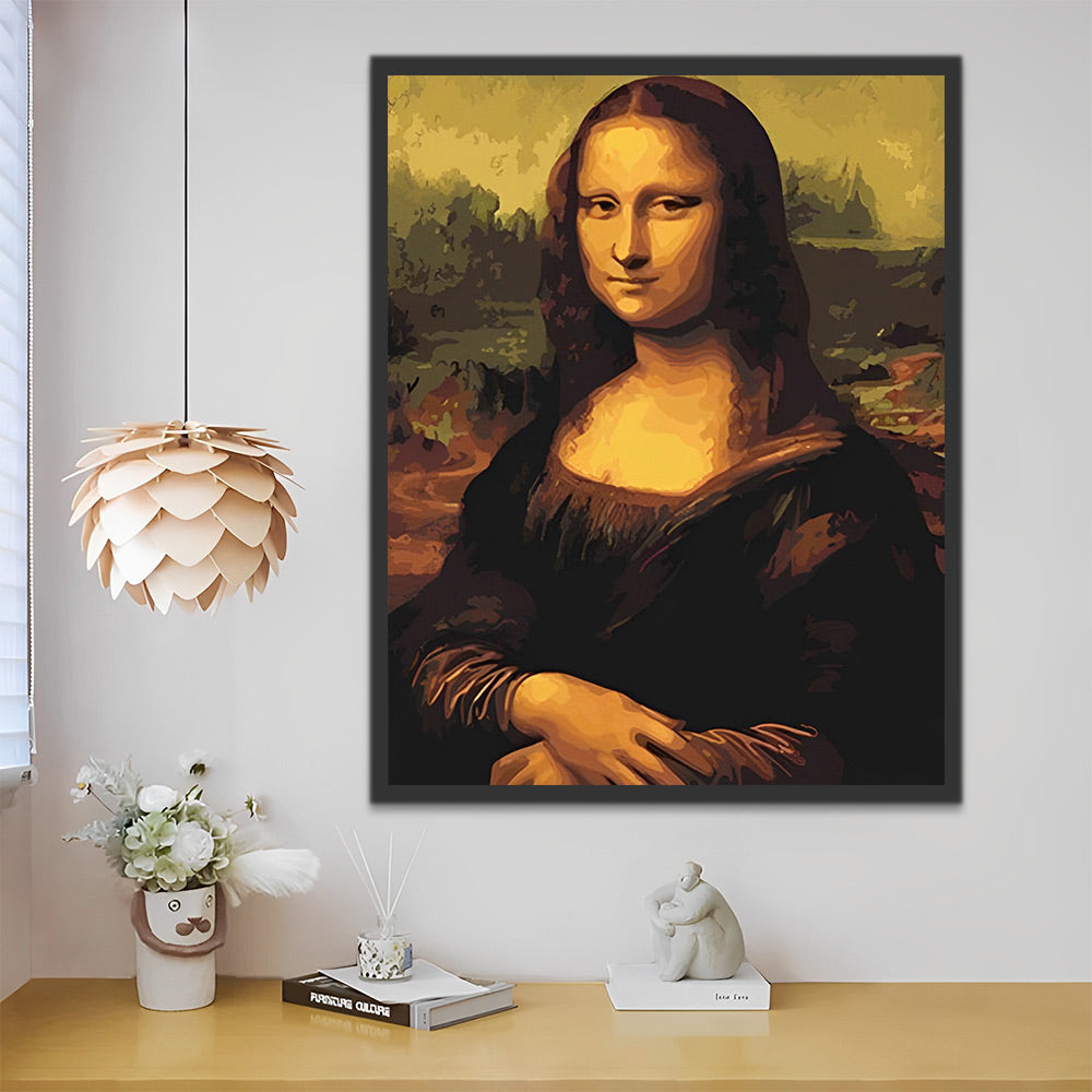 Da Vinci, Mona Lisa Malen nach Zahlen