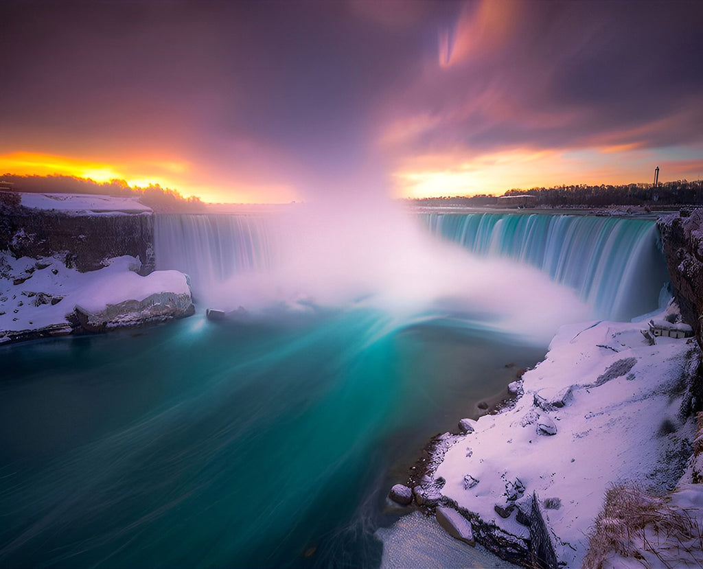 Die Niagarafälle Malen nach Zahlen