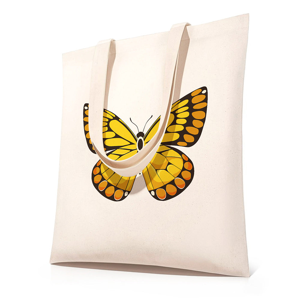 Ein Goldener Schmetterling Leinwand Tragetasche Malen nach Zahlen