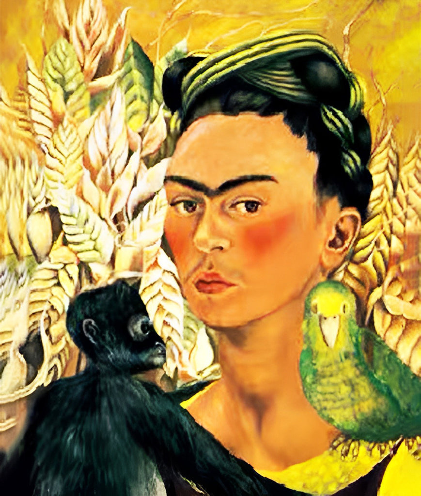 Frida Kahlo Malen nach Zahlen