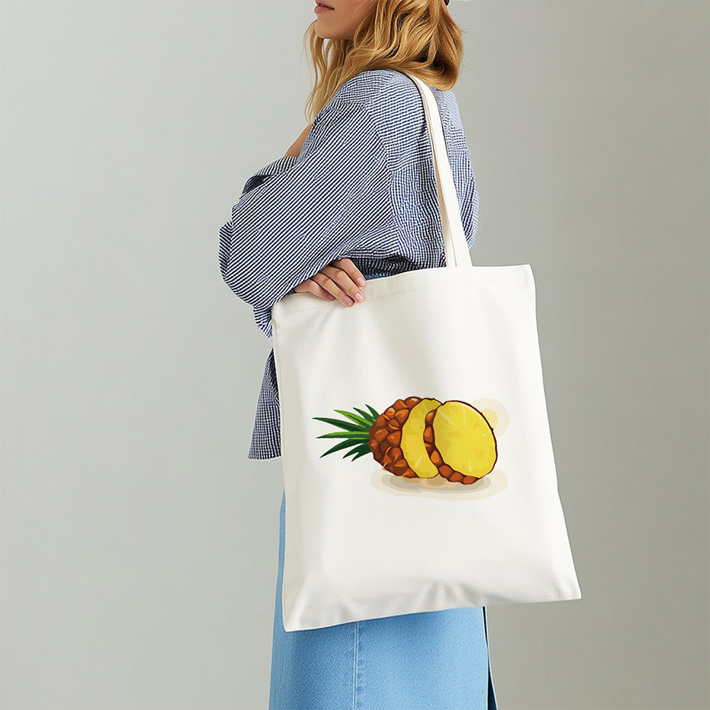 Frische Ananas Leinwand Tragetasche Malen nach Zahlen