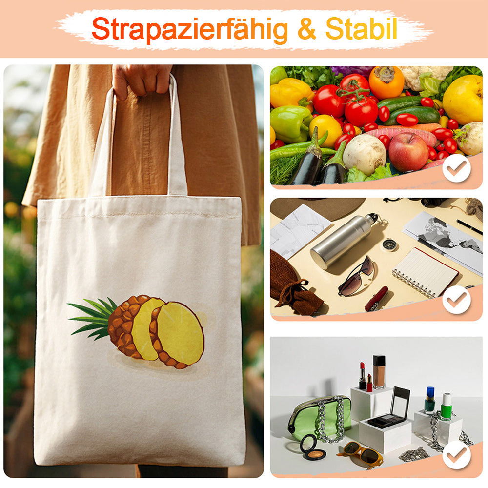 Frische Ananas Leinwand Tragetasche Malen nach Zahlen
