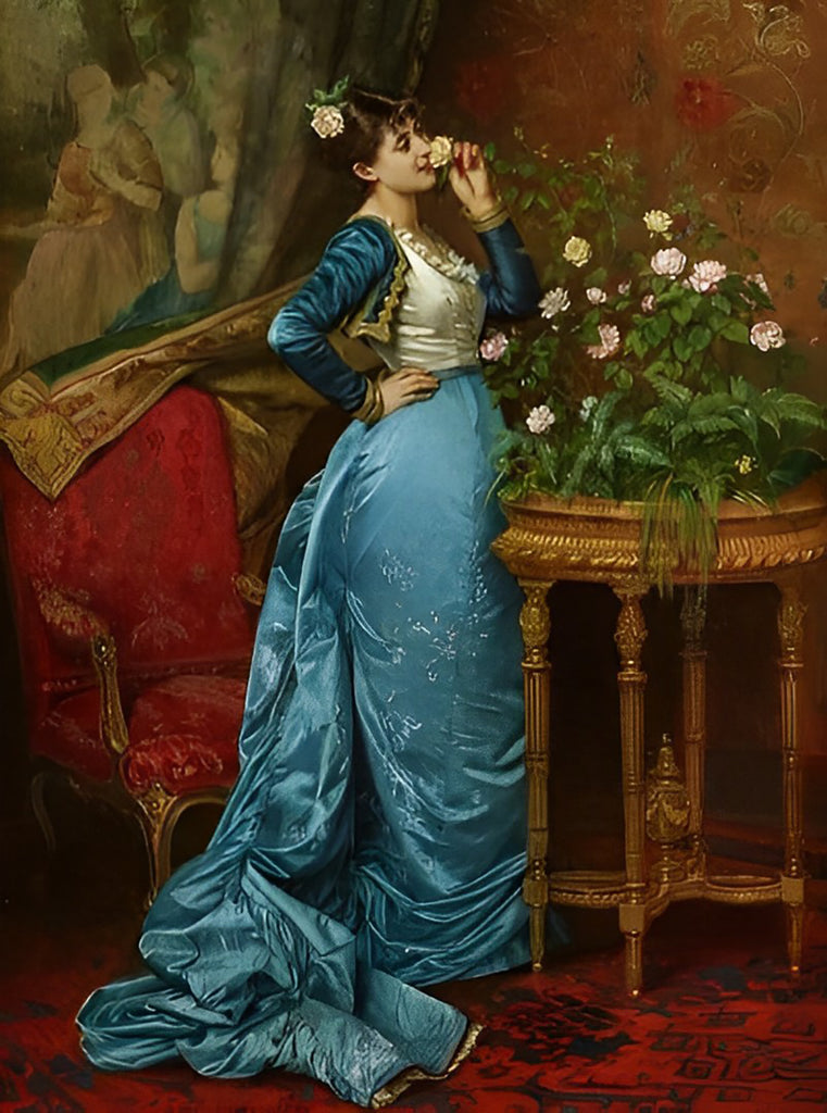 Gemälde von Auguste Toulmouche Malen nach Zahlen