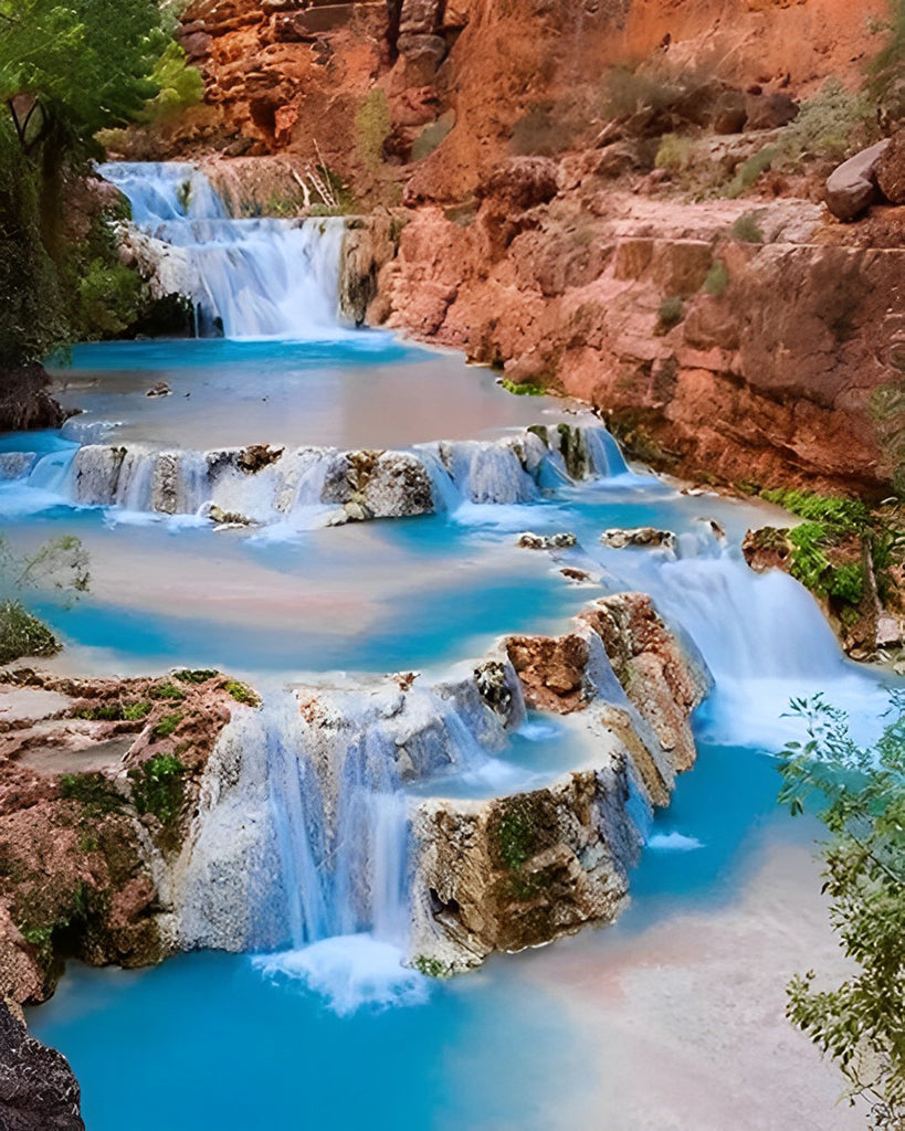 Havasu Falls Malen nach Zahlen