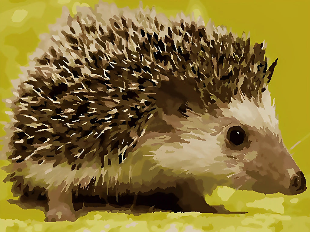 Igel Malen nach Zahlen