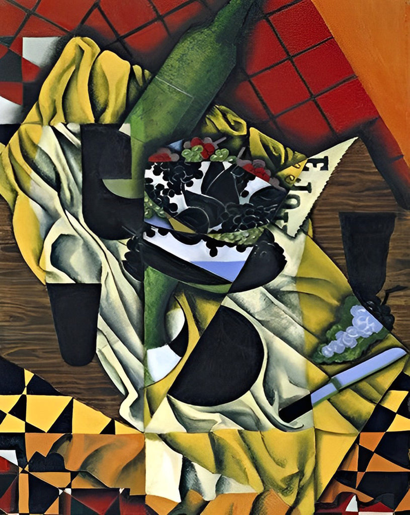 Juan Gris, Trauben Malen nach Zahlen