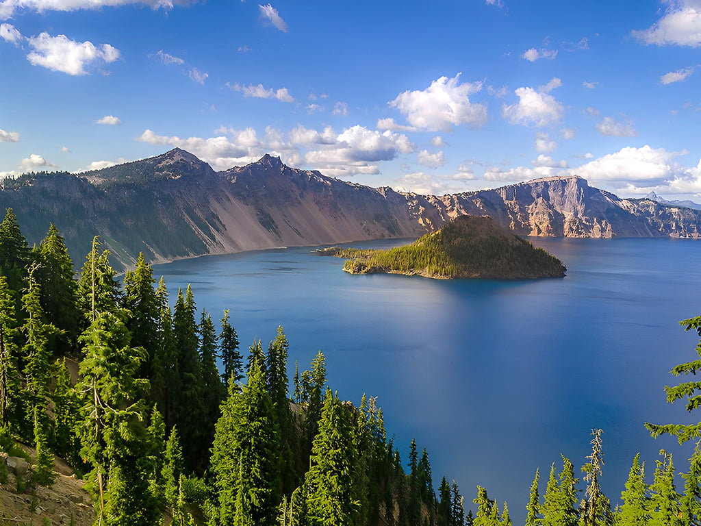 Kratersee Malen nach Zahlen