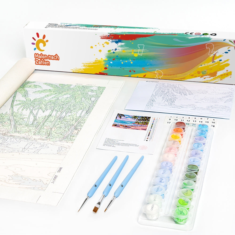 Malen nach Zahlen Kits Ohne Rahmen