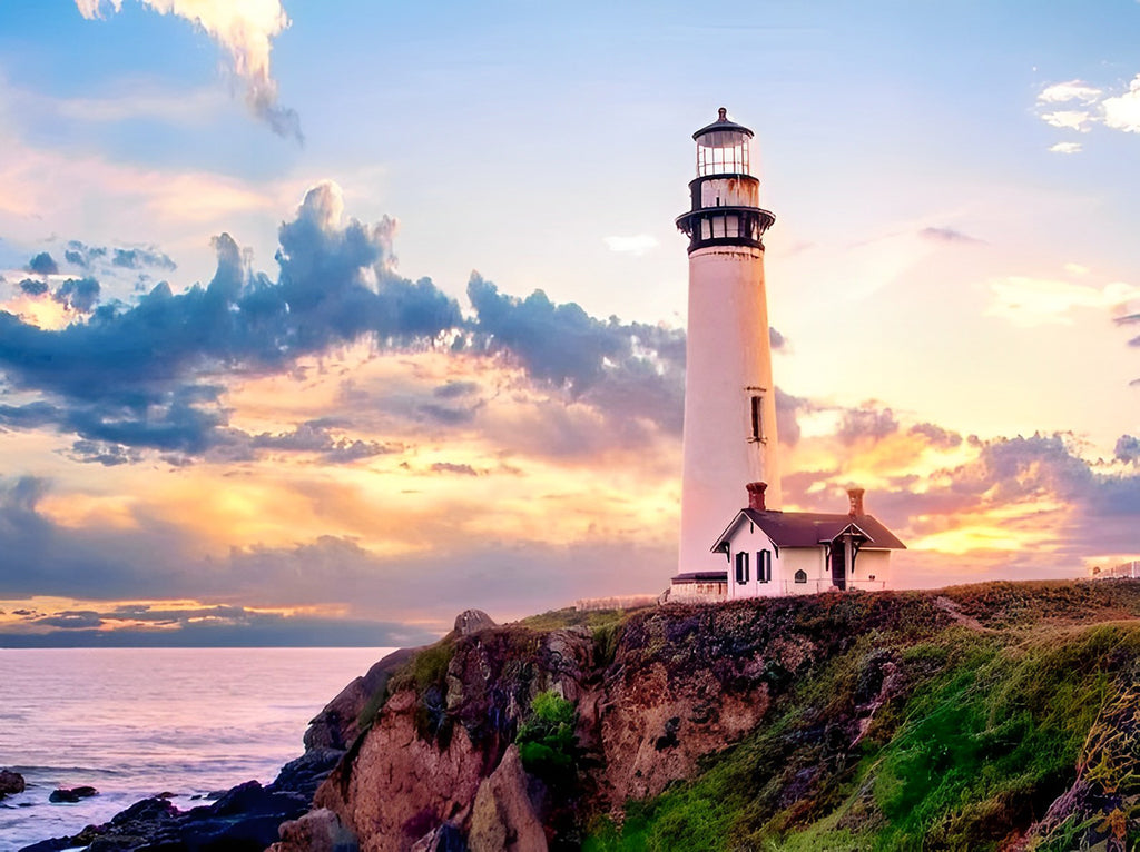 Pigeon Point Leuchtturm in den USA Malen nach Zahlen