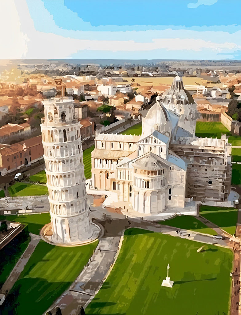 Platz der Wunder in Italien Malen nach Zahlen