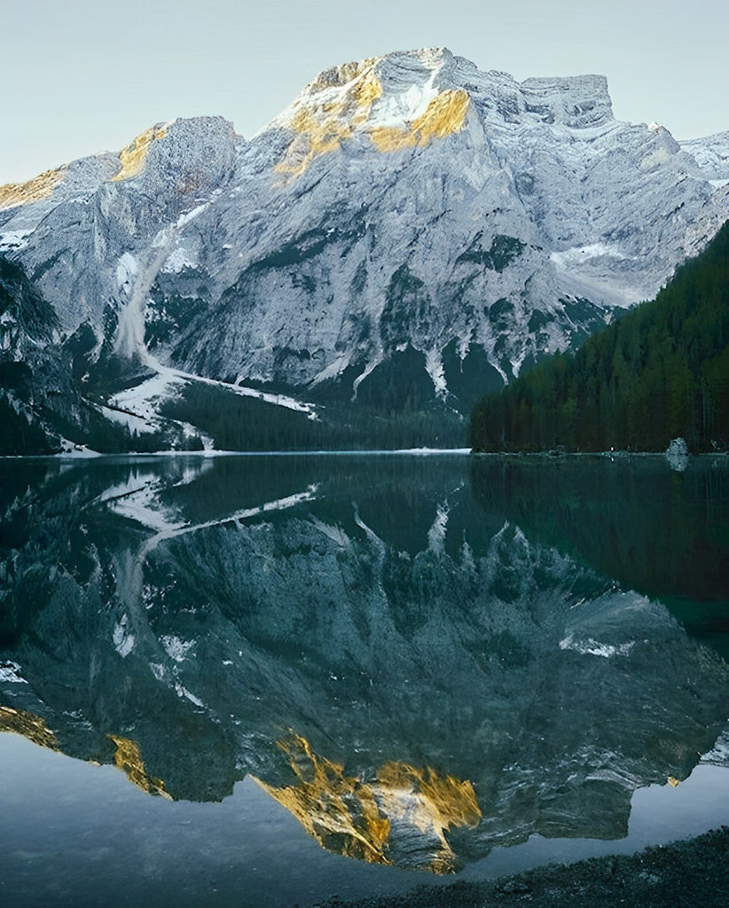 Pragser Wildsee Malen nach Zahlen