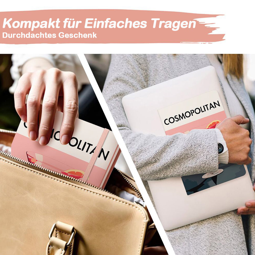 Roter Cocktail Notizbuch Malen nach Zahlen