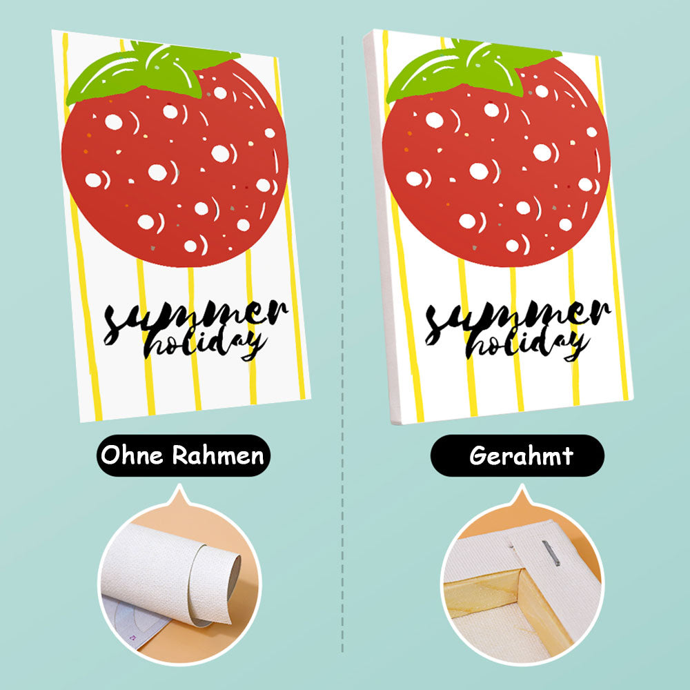 Sommerfrucht-Eis am Stiel 6 Stück Mini Malen nach Zahlen