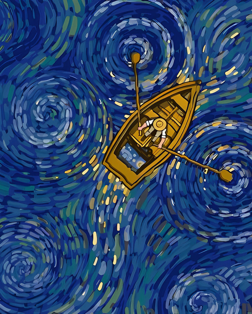 Van Gogh, Boot Malen nach Zahlen