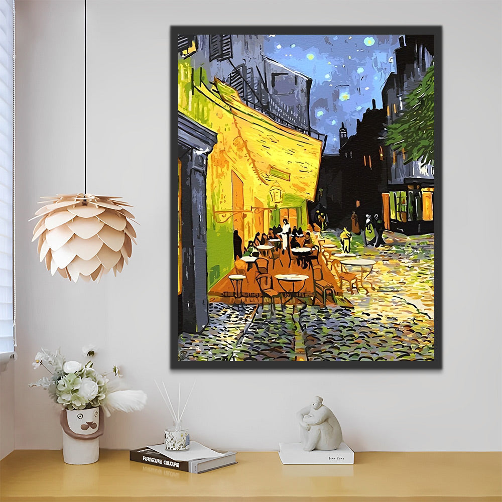 Van Gogh, Café bei Nacht Malen nach Zahlen