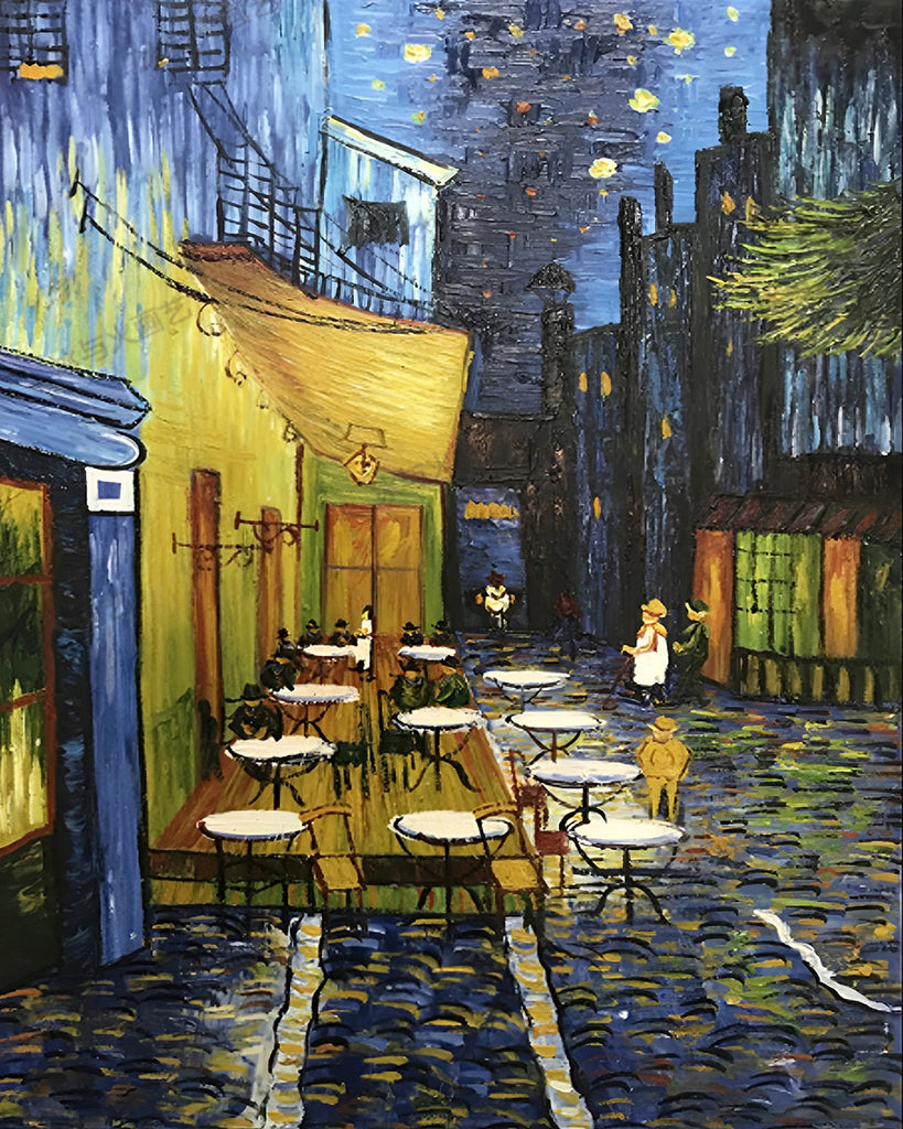 Van Gogh Café Malen nach Zahlen