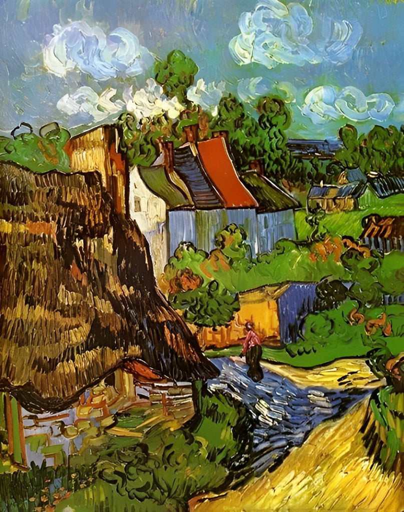 Van Gogh Haus Malen nach Zahlen