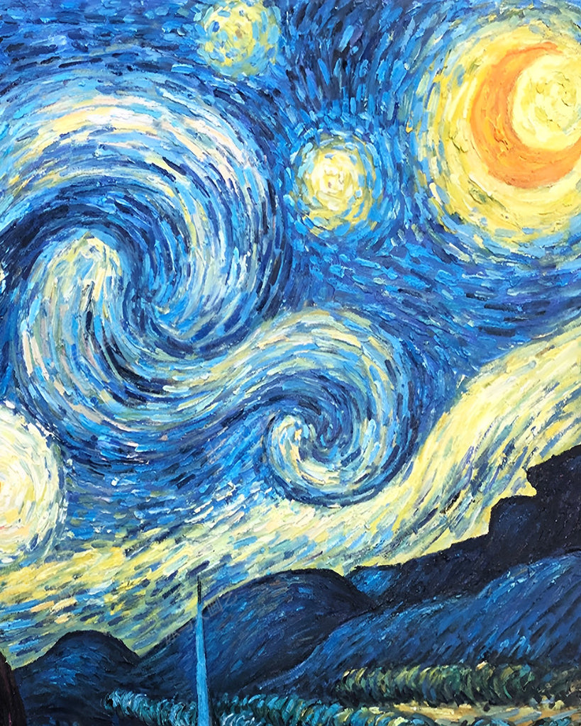 Van Gogh, Sternennacht Malen nach Zahlen