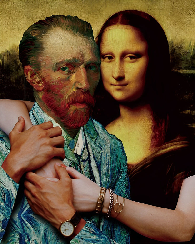 Van Gogh und Mona Lisa Malen nach Zahlen