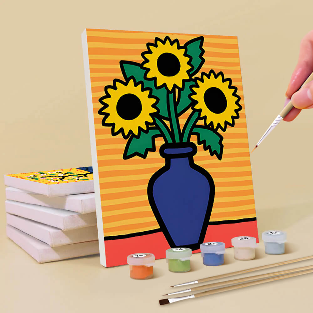 Van Goghs Gemälde 6 Stück Mini Malen nach Zahlen