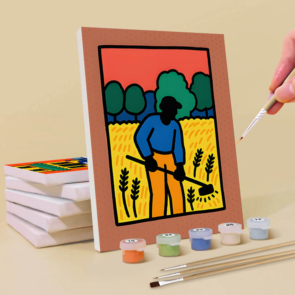 Van Goghs Klassische Gemälde 6 Stück Mini Malen nach Zahlen