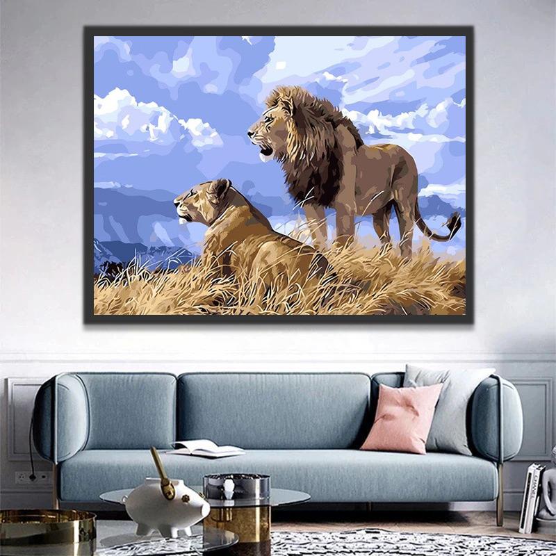 animal-lion-paint-by-numbers-canvas-wall-set-pbnlionw23